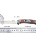 Vintage Engraved Folding Pocket Knife With Wood Handle And Sharp Stainless Blade, Everyday Carry EDC Utility Knife With Pocket Clip