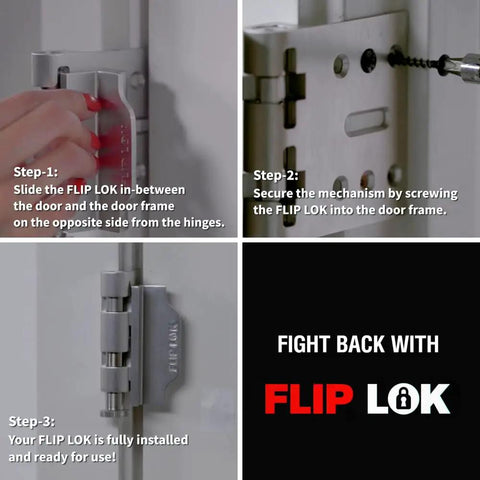 Installation steps for Beefed Up Ultra Heavy Duty Door Lock With Keypad And Keyless Entry, 10 Times Stronger Than A Deadbolt.