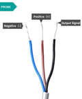Wiring diagram for Hall Effect Proximity Switch with 10 mm Sensing Distance Magnetic Proximity Sensor, showing NPN 3 wire connections.