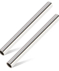 Livabber 304 stainless steel round tubes, 7/8 in OD, 0.06 in wall, 12 in length, two-pack weldable pipe