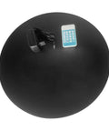 Rock The 16 5 In Electric Rotating Display Stand With Heavy 100 Kg Load For Smooth 360 Spin Photography And Video Shots Plus Remote Control Speed Adjust For Jewelry and E-Commerce Selling components including black round surface and remote.