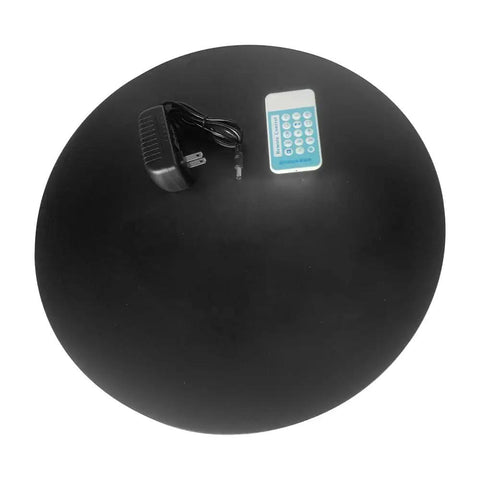 Rock The 16 5 In Electric Rotating Display Stand With Heavy 100 Kg Load For Smooth 360 Spin Photography And Video Shots Plus Remote Control Speed Adjust For Jewelry and E-Commerce Selling components including black round surface and remote.