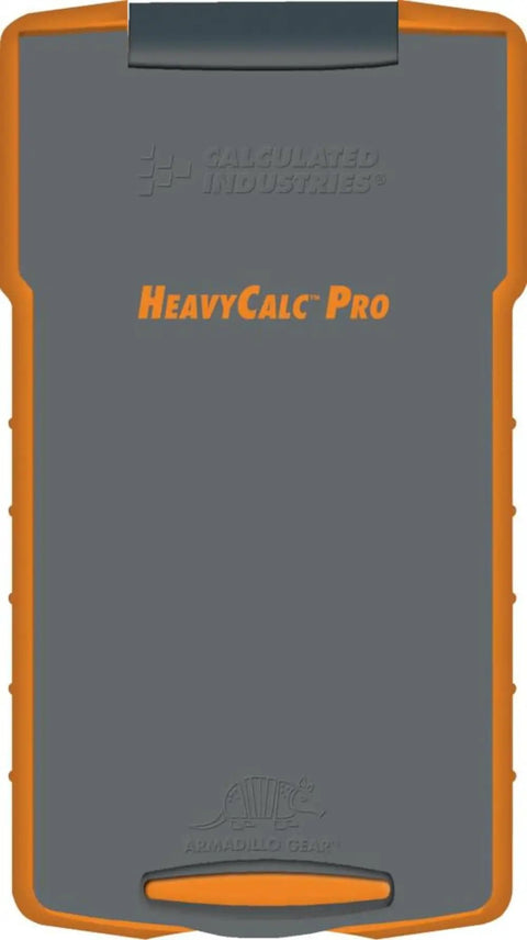 HeavyCalc Pro Dirt-Math Calculator for Excavation and Heavy Construction Pros, Feet-Inches Tenths Yards and Metric Measurements, Stake-Out Drops, Truck Load Volumes, Grade and Slope Keys for Fast Right-Angle Diagonals and Square-Ups