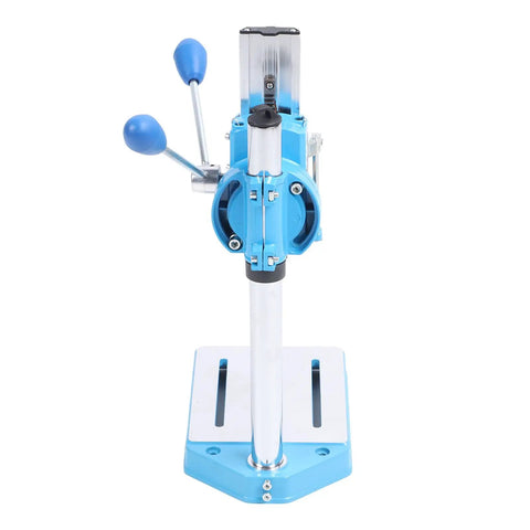 Jiawu High Capacity Electric Drill Stand Rotatable Bench Press for Wood Plastic Iron with 80mm Stroke and steel rod