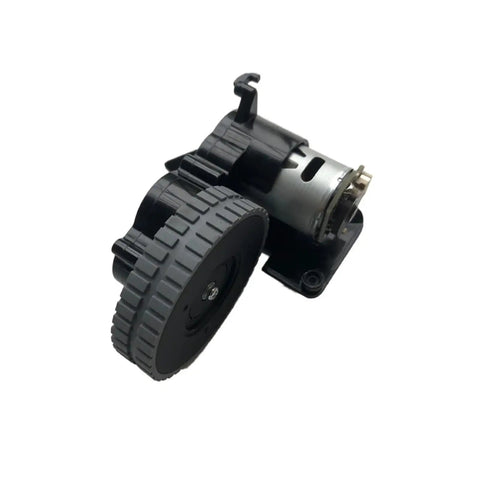 Left And Right Wheel Motor Assembly For A6 A8 X620 Robotic Vacuum Cleaner Replacement Parts with elastic rubber tread, side view