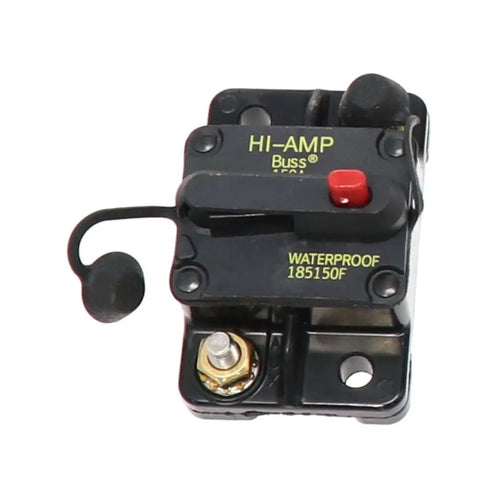 Type III 150A Flush Mount Circuit Breaker With Waterproof Sealed Housing Built For Boats And Trucks Ready To Roll Ignition Protected SAE J1171