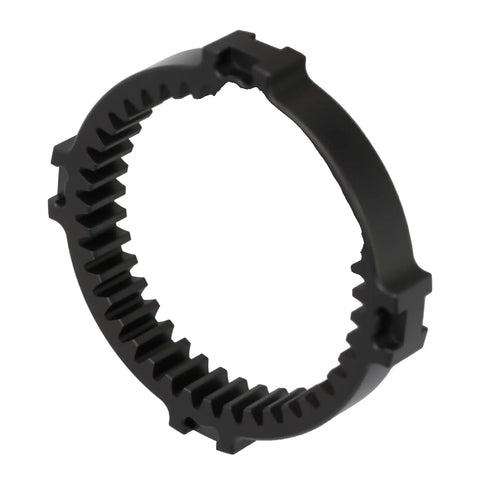 Close-up of Beefed Up Steel Planetary Ring Gear Upgrade For One Seventh Scale Unlimited Desert Racer UDR Rear Planetary Drivetrain Replacement 8585