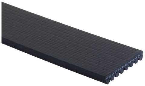 Micro V Serpentine Drive Belt K081223 For Ford International 7.3 Engine Replacement Belt up close showing ribbed texture