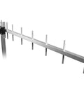 Elele 9-Element Yagi Antenna For Amateur Radios, 1260-1300 MHz Band, 15.1 dBi Gain with coax cable and mount hardware visible