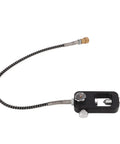 Diving Tank Refill Adapter Aluminum Alloy Valve Scuba Yoke Station With Gauge Hose, rustproof design, and portable connector visible