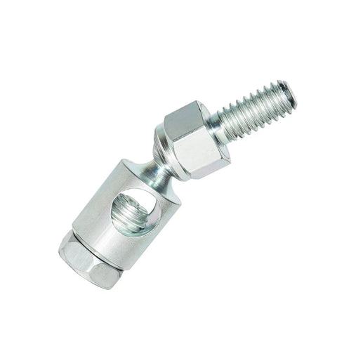 Swivel Ball Joint Replacement Lift Arm Pivot For S130 S150 S160 T140 T180 T190 743 751 753 Skid Steer Loaders Built To Last Rugged Durable Wear Resistant With Smooth Articulation And Heavy Duty Performance. silver steel swivel ball joint with threaded bolt and pivot eye