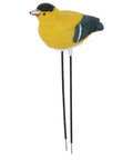 Bird Shaped Soil Moisture Sensor With Long Probe Hygrometer For Indoor And Outdoor Plants Garden Lawn Water Monitor Battery Included Yellow Indicator Light