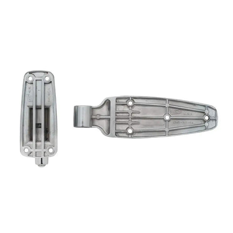 Spring Assisted Hinge With High Lift Cam System For Heavy Walk-In Doors, 1-3/8 Inch Offset, Dwell Open To About 135 Degrees