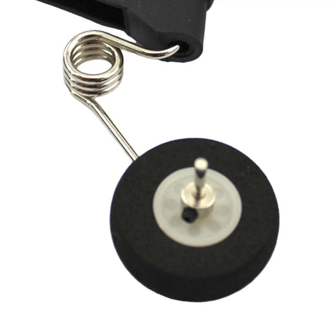 Tail Wheel Assembly For RC Electric Airplane Replacement Landing Gear Kit Lightweight EVA Construction, top view