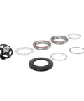 Ride Ready Aluminum Bike Headset Combo With Double Sealed Bearings shown with CNC machined parts and rustproof alloy construction.