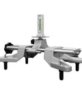 High Octane 3D DSP Wheel Alignment Clamp With Magnetic Adapter For Universal 11 To 25 Inch Rims Precision Camber Caster Gauge Tool, shown from side.
