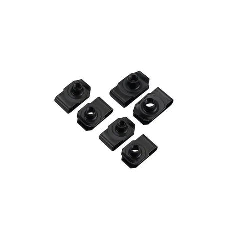 All-In-One Motorcycle Bolt Kit For Fairing Screws Nuts Washers And Hardware, Heavy-Duty Stainless Fasteners For Sportbike Restoration, Easy Install No-Fuss Vibration-Resistant Durable Assortment, black clip nuts
