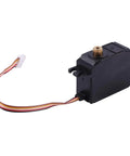 Premium Metal Steering Gear Upgrade Servo Motor For RC Cars And Trucks Offering Hella Tough Durability with wires and brass gear.