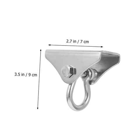 Heavy Duty Swivel Ceiling Hook For Hanging Chairs And Hammocks With Tough Steel Swing Mount And Drop Ceiling Anchor Real Deal Space Saver For Your Home Gym Or Patio