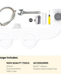 Cool Water Bidet Attachment For Toilet With Dual Nozzles Auto Shut Off Non Electric Dope Luxury Sprayer Install Kit