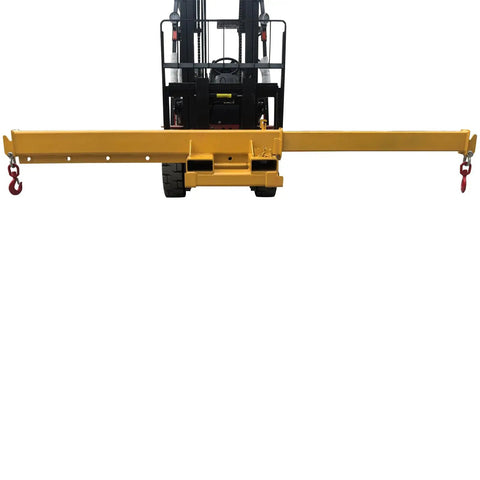 Industrial Grade 5 Ton Forklift Telescopic Bidirectional Jib Boom With Slick Two Way Pivot for lifting heavy loads.