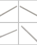 Half Inch D Type Keyway Broach Set High Speed Steel Manual Broaching Tool for metal iron and brass use with arbor press detail view