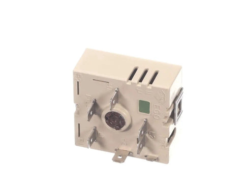 Replacement 50.59090.006 Electrical Switch For Duke Hot Food Warmer No-Fuss Install Plug And Play Compatibility With E302 E303 E304 HB302 HB303 HB304 Series Direct Aftermarket Part Replacing OEM Numbers 50.59090.006 And 5059090006 beige ceramic switch with brass terminals