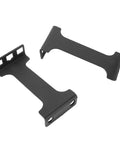 1U Server Rack Depth Extender Built With Heavy Duty Aluminum Alloy Pushes Network Cabinets Out Four Inches Deep, black brackets.