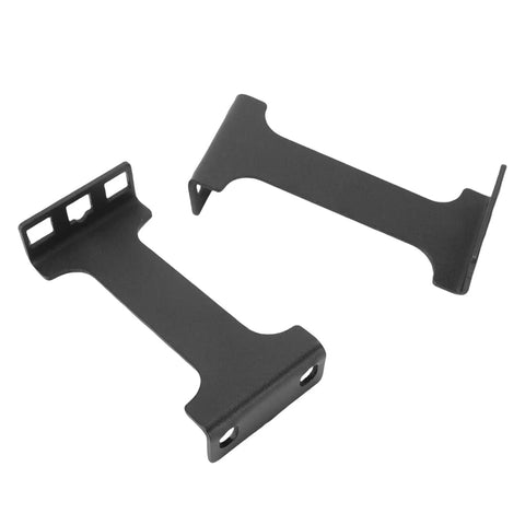 1U Server Rack Depth Extender Built With Heavy Duty Aluminum Alloy Pushes Network Cabinets Out Four Inches Deep, black brackets.