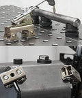 V Type Welding Jig Magnetic Clamps Fixture Set holding metal pieces on welding table demonstration.