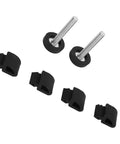Xixian Truck Hood Bumper Stopper Set For 1967 To 1972 Models Includes Rubber Cushion Buffer And Screws Black Adjuster Replacement Kit That Fits Like A Glove. 2 rubber stops and 2 threaded screws