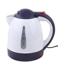 12V Car Electric Kettle With Auto Shut Off Portable Water Heater For Long Distance Runs And Weekend Getaways Direct Socket Insert side view showing compact white kettle design with 1L capacity.