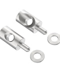 Top Notch Heavy Duty 5/16 Inch Stainless Steel Shower Door Hinge Pin For Framed Glass Doors With Continuous Hinge Rust Proof Replacement Hardware With Washer