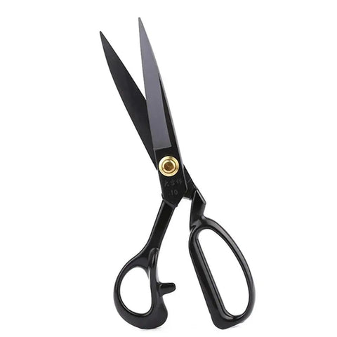 Left Handed Tailor Scissors 10 Inch Heavy Duty Dressmaking Shears Forged From Industrial Strength High Carbon Steel To Slice Through Tough Weaves Like A Hot Knife With An Ergonomic Rubberized Grip Built Different