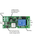 Wireless Smart Relay Module For Home Automation 5V Input With USB Or Screw Terminal 2.4G WiFi Only Dry Contact Relay Great For Access Control Garage Door PC Power EWeLink App Compatible, 10A relay board with terminals