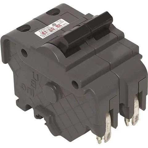 Stab Lok NA230 Replacement Circuit Breaker 30 Amp Two Pole 120 240V gray molded case with plug-in prongs