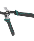 Heavy Duty 8 Inch Wire Stripper And Crimping Tool For Electricians And DIY Tech Pros Pro Grade High Carbon Steel Head with non slip grip