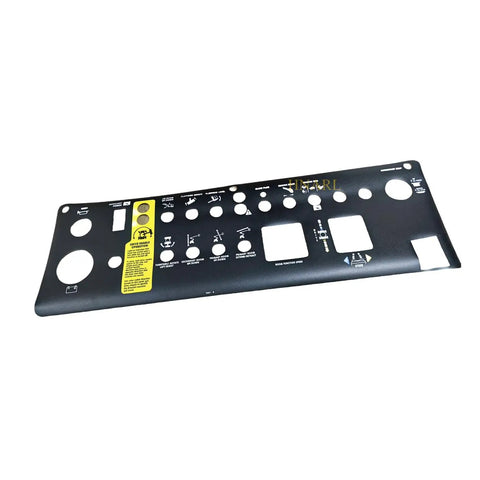 Straight Up Quality Platform Control Panel Decal For Genie Boom Lift Z45 Models 52631GT black control panel sticker with clear markings.
