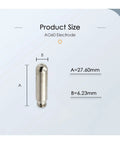 Diagram of AG60 electrode from Pro Grade Heavy Duty Plasma Cutter Torch Consumables Kit 20 Pcs Electrodes And Nozzles Copper Tips