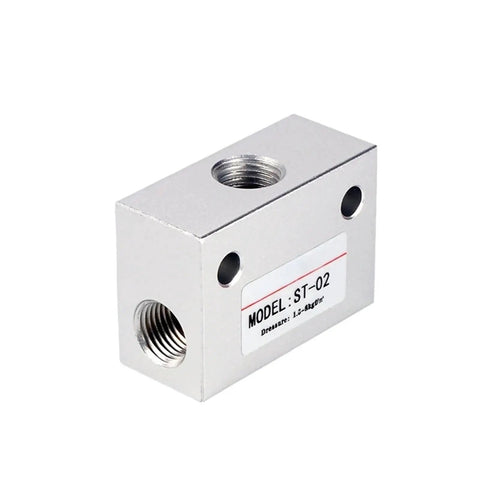 Built Damn Tough Pneumatic Shuttle Valve Flow Control Solenoid 3/2 Way Normally Open 24V Dc 120V Ac Stainless Steel Ip65 Air And Water Control Rig For Seamless Industrial Setup And Reliable Performance