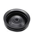 Saginaw Style Double Groove Power Steering Pump Pulley Kit With Five Eighth Inch Keyway Shaft For Small Block Chevy And Big Block Chevy V Belt Compatible 350 454 GM Pontiac Buick