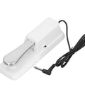 Universal Keyboard Sustain Pedal With 1/4 Inch Input Plug And Anti Slip Rubber Bottom, Super Responsive Piano Foot Pedal.