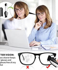 Front view of portable microfiber eyeglass cleaner (3 count) with carbon microfiber technology and mini sunglasses brush.