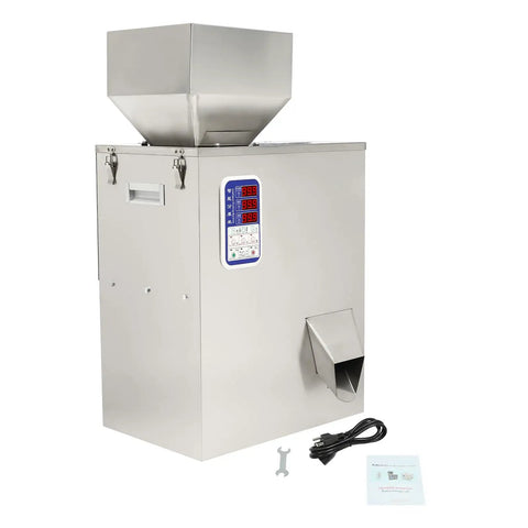Automatic Granule Filling Machine Features Stainless Steel Housing For Hella Precise Digital Weighing Up To Five Hundred Grams.