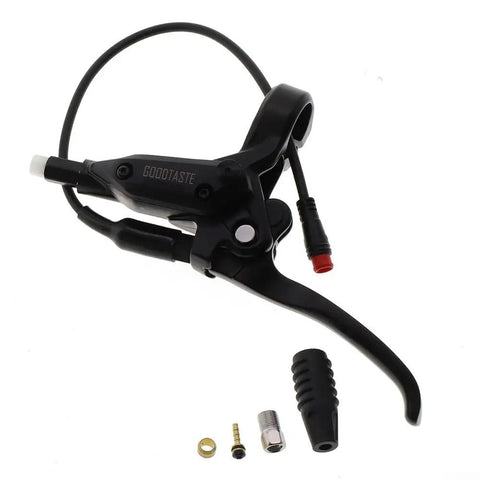 Waterproof E Bike Brake Lever And Grips Set With Power Off Cutoff For E Bike And E Scooter All Weather Braking GT03 Compatible