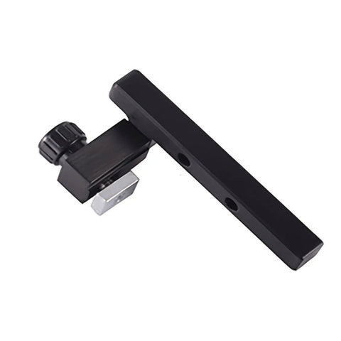 Beefy T Slot Stop Block 80 By 10 Mm With 25 Mm Slider hand tightening fence stops for woodworking setup and track positioning