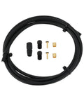 Mountain Bike Hydraulic Disc Brake Hose Kit 8x25mm, black rubber line with connectors and screws, compatible with Tektro HD series.