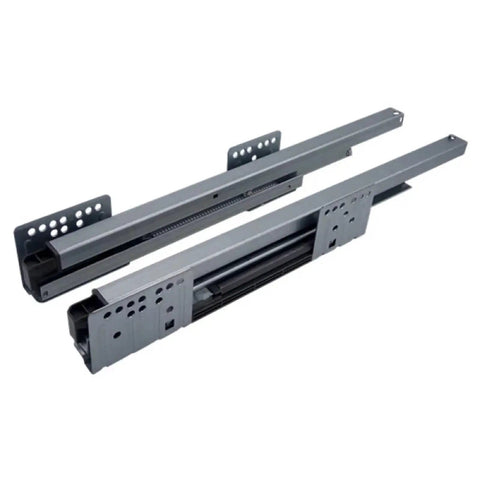 Heavy Duty Telescopic Undermount Drawer Slides With Soft Close, Concealed Hidden Drawer Rails For Ultra Smooth, Quiet Operation And Durable