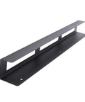 Rock Solid Wall Mounted Trigger Bottle Holder Rack For Garage Workspace And Mobile Detailing Cart With Heavy Gauge Coated Steel Frame, side view.