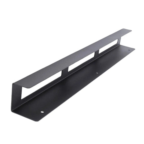 Rock Solid Wall Mounted Trigger Bottle Holder Rack For Garage Workspace And Mobile Detailing Cart With Heavy Gauge Coated Steel Frame, side view.